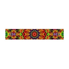 Fractal Mandala Flowers Flano Scarf (mini) by Simbadda