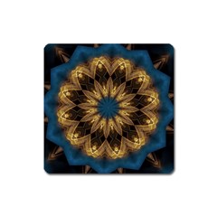 Mandala Kaleidoscope Ornaments Square Magnet