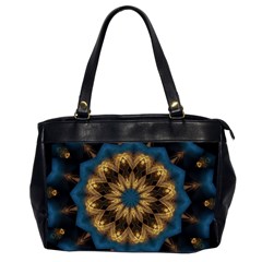 Mandala Kaleidoscope Ornaments Oversize Office Handbag (2 Sides) by Simbadda