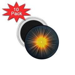 Background Mandala Sun Rays 1 75  Magnets (10 Pack)  by Simbadda