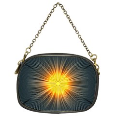 Background Mandala Sun Rays Chain Purse (one Side) by Simbadda