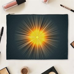 Background Mandala Sun Rays Cosmetic Bag (xl) by Simbadda