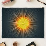 Background Mandala Sun Rays Cosmetic Bag (XXXL) Back