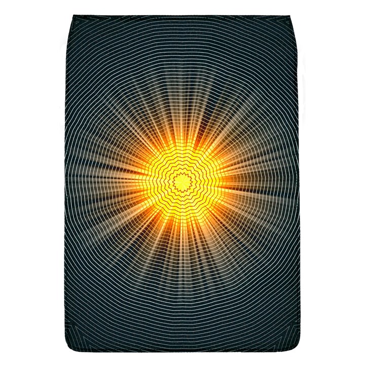 Background Mandala Sun Rays Removable Flap Cover (L)