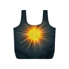 Background Mandala Sun Rays Full Print Recycle Bag (s)