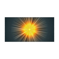 Background Mandala Sun Rays Yoga Headband by Simbadda