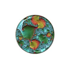 Fractal Art Colorful Pattern Hat Clip Ball Marker by Simbadda