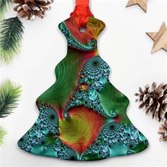 Fractal Art Colorful Pattern Christmas Tree Ornament (two Sides) by Simbadda