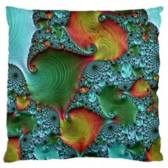 Fractal Art Colorful Pattern Standard Flano Cushion Case (two Sides) by Simbadda