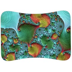 Fractal Art Colorful Pattern Velour Seat Head Rest Cushion