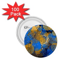 Circle Rings Abstract Optics 1 75  Buttons (100 Pack)  by Simbadda