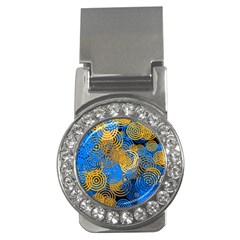 Circle Rings Abstract Optics Money Clips (cz)  by Simbadda