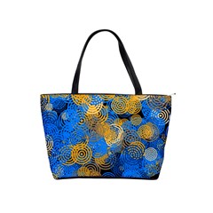 Circle Rings Abstract Optics Classic Shoulder Handbag by Simbadda