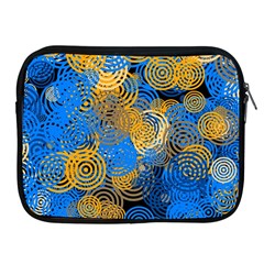 Circle Rings Abstract Optics Apple Ipad 2/3/4 Zipper Cases by Simbadda