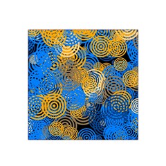 Circle Rings Abstract Optics Satin Bandana Scarf by Simbadda