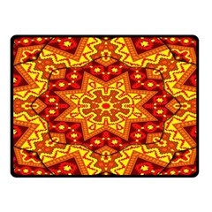 Kaleidoscope Mandala Recreation Fleece Blanket (small) by Simbadda