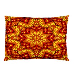 Kaleidoscope Mandala Recreation Pillow Case (two Sides) by Simbadda