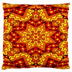 Kaleidoscope Mandala Recreation Standard Flano Cushion Case (two Sides) by Simbadda