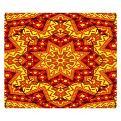 Kaleidoscope Mandala Recreation Double Sided Flano Blanket (small)  by Simbadda