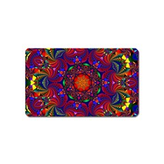 Kaleidoscope Mandala Pattern Magnet (name Card) by Simbadda