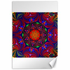 Kaleidoscope Mandala Pattern Canvas 24  X 36  by Simbadda