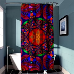 Kaleidoscope Mandala Pattern Shower Curtain 36  X 72  (stall)  by Simbadda