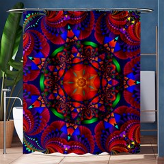 Kaleidoscope Mandala Pattern Shower Curtain 60  X 72  (medium)  by Simbadda