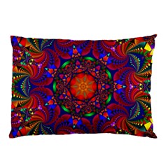 Kaleidoscope Mandala Pattern Pillow Case (two Sides) by Simbadda