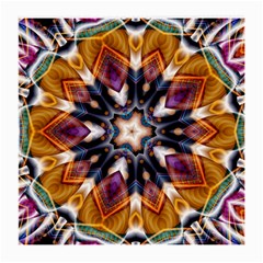 Kaleidoscope Pattern Kaleydograf Medium Glasses Cloth (2-side) by Simbadda