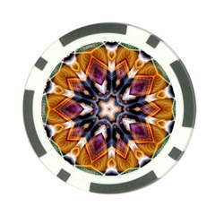 Kaleidoscope Pattern Kaleydograf Poker Chip Card Guard by Simbadda