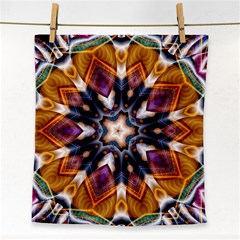 Kaleidoscope Pattern Kaleydograf Face Towel by Simbadda