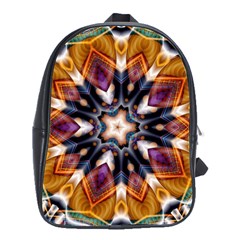 Kaleidoscope Pattern Kaleydograf School Bag (large) by Simbadda