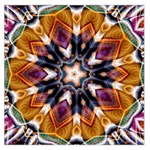 Kaleidoscope Pattern Kaleydograf Large Satin Scarf (Square) Front