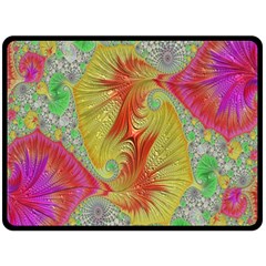 Fractal Artwork Fractal Artwork Double Sided Fleece Blanket (large)  by Simbadda