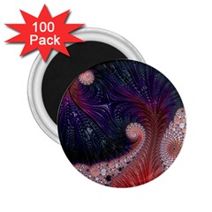 Fractal Art Artwork Design 2 25  Magnets (100 Pack)  by Simbadda