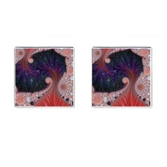 Fractal Art Artwork Design Cufflinks (square) by Simbadda