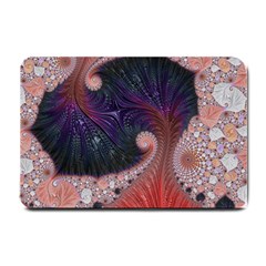 Fractal Art Artwork Design Small Doormat  by Simbadda