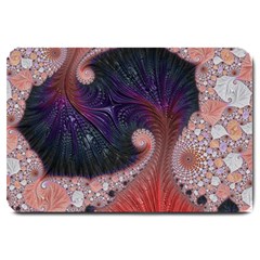 Fractal Art Artwork Design Large Doormat  by Simbadda