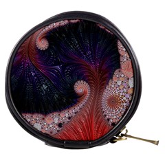 Fractal Art Artwork Design Mini Makeup Bag by Simbadda