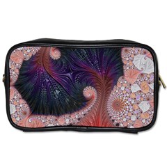 Fractal Art Artwork Design Toiletries Bag (one Side) by Simbadda