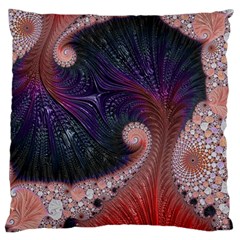 Fractal Art Artwork Design Standard Flano Cushion Case (two Sides) by Simbadda