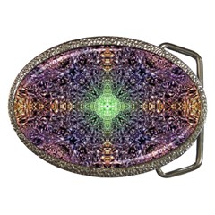 Mandala Carpet Pattern Geometry Belt Buckles by Simbadda