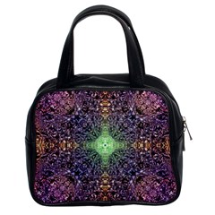 Mandala Carpet Pattern Geometry Classic Handbag (two Sides) by Simbadda