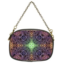 Mandala Carpet Pattern Geometry Chain Purse (one Side) by Simbadda