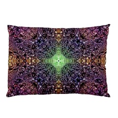 Mandala Carpet Pattern Geometry Pillow Case by Simbadda