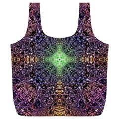 Mandala Carpet Pattern Geometry Full Print Recycle Bag (xl) by Simbadda