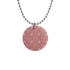 Vintage Abstract Background Mandala 1  Button Necklace