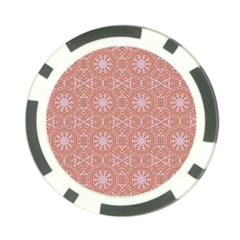 Vintage Abstract Background Mandala Poker Chip Card Guard by Simbadda