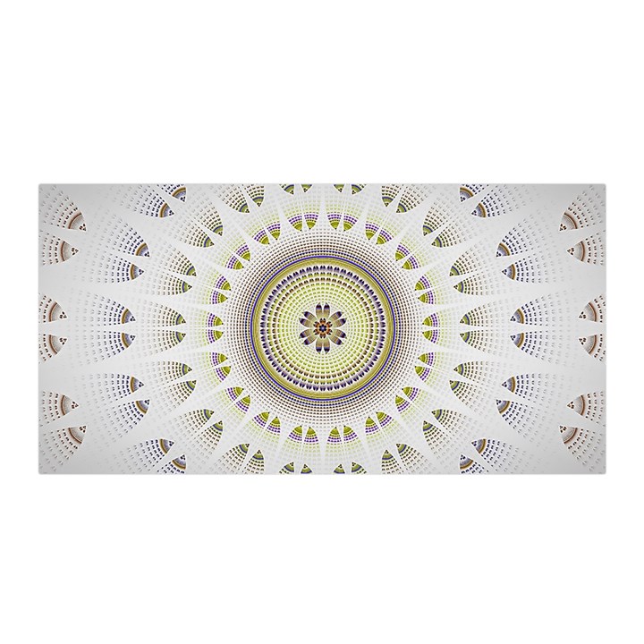 Mandala Fractal Decorative Satin Wrap