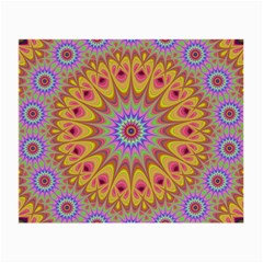 Geometric Flower Oriental Ornament Small Glasses Cloth (2-side) by Simbadda